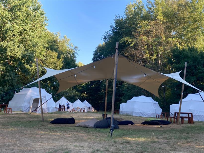 Das neue „Glampingdorf“ auf dem Campingplatz am See