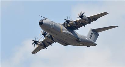 Das neue Militärflugzeug der bilateralen Flotte von Luxemburg und Belgien ist ein Airbus A400M
