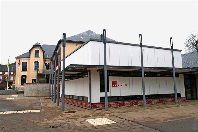 Das neue „Musée Ferrum“ hinter dem Kulturzentrum Schungfabrik in Tetingen
