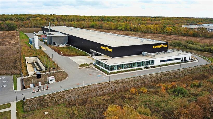 Das neue Werk in Düdelingen aus der Vogelperspektive
