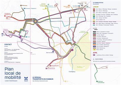 Das öffentliche Nahverkehrsnetz
