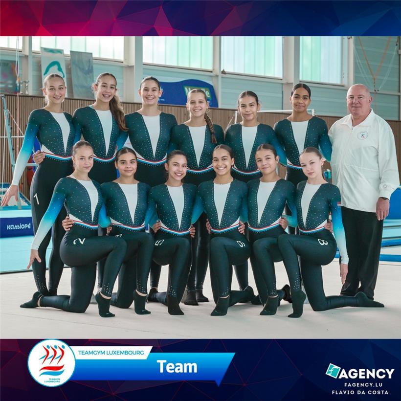 Das offizielle Foto der luxemburgischen Mannschaft, die am Mittwoch bei der EM in Baku antreten wird
