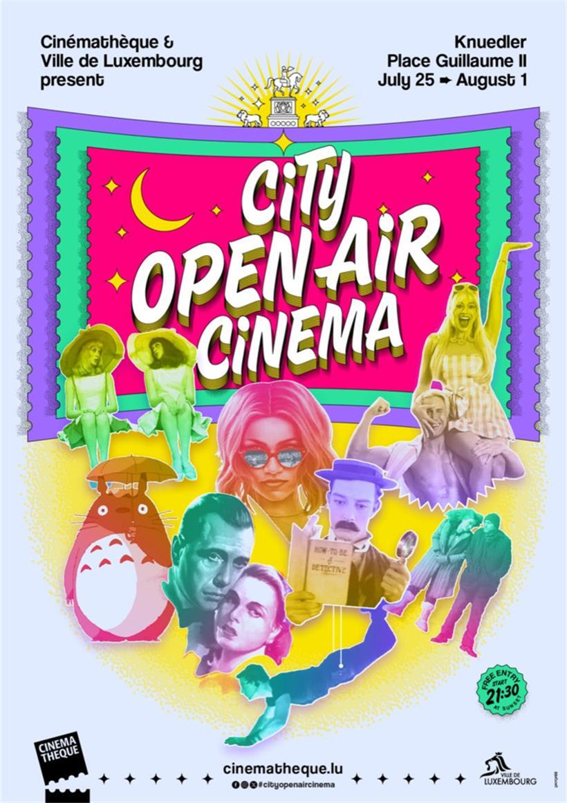 Das offizielle Plakat des „City Open Air Cinema“ 2024
