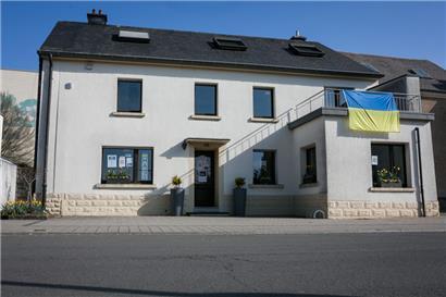 Das ukrainische Haus in der rue des Romains in Strassen
