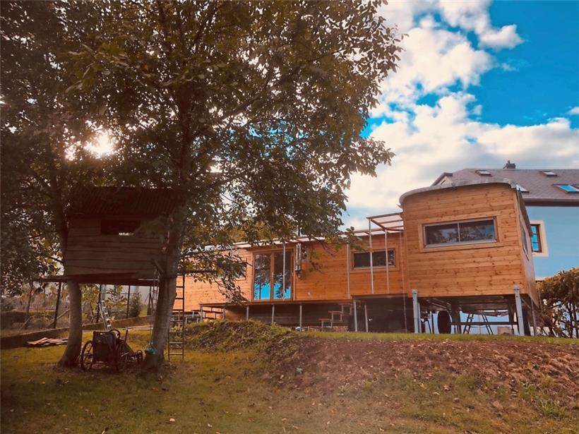 Das „winzige Haus“ von Nickie Lippert in Dahlem
