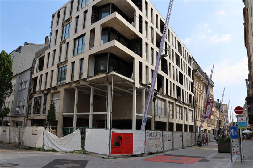 Das „Scholesch Eck“ in der Escher Fußgängerzone
