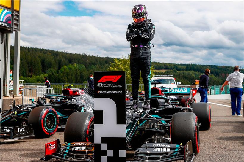 Dauerzustand in der Formel 1: Die Konkurrenz kann Weltmeister Lewis Hamilton nichts entgegensetzen
