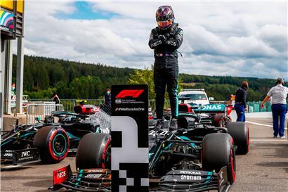 Dauerzustand in der Formel 1: Die Konkurrenz kann Weltmeister Lewis Hamilton nichts entgegensetzen
