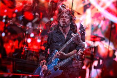 Dave Grohl, Sänger der US-amerikanischen Rockband Foo Fighters
