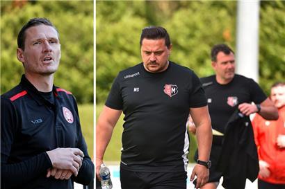 David Vandenbroeck (l.) hat noch Zeit, Sébastien Mazurier zog bereits einen Schlussstrich
