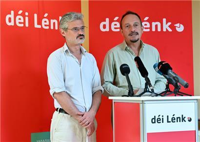 David Wagner und Marc Baum sind entsetzt über die Politik der Regierung.
