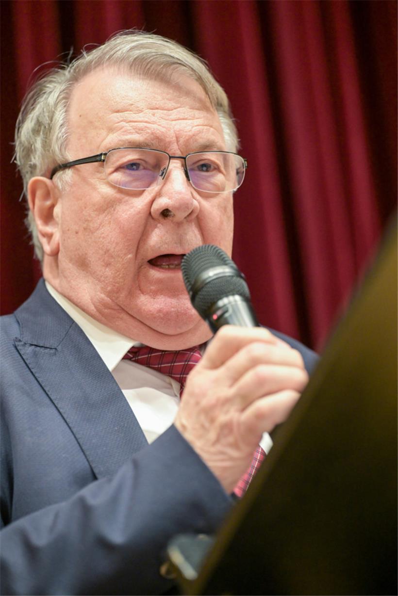 De Josy Konz ass Éierepresident vum FNCTTFEL-Landesverband a laangjärege Generalsekretär vun der CGT
