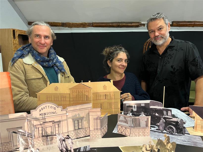 De g.: Benoît Faivre, Judith Chomel et Tommy Laszlo
