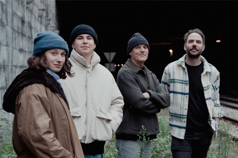 De gauche à droite: Louise van den Heuvel, Daniel Migliosi, Stéphane Galland et Jérôme Klein
