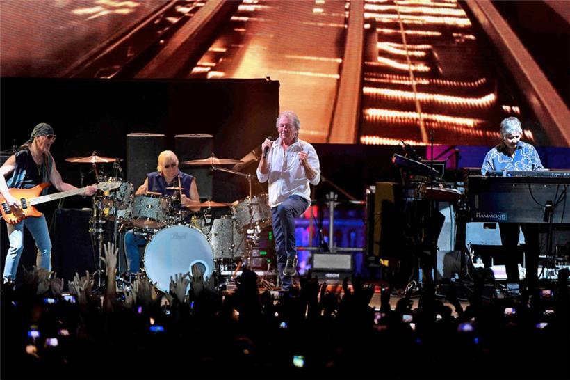 Deep Purple bei einem Auftritt in Sevilla im September dieses Jahres
