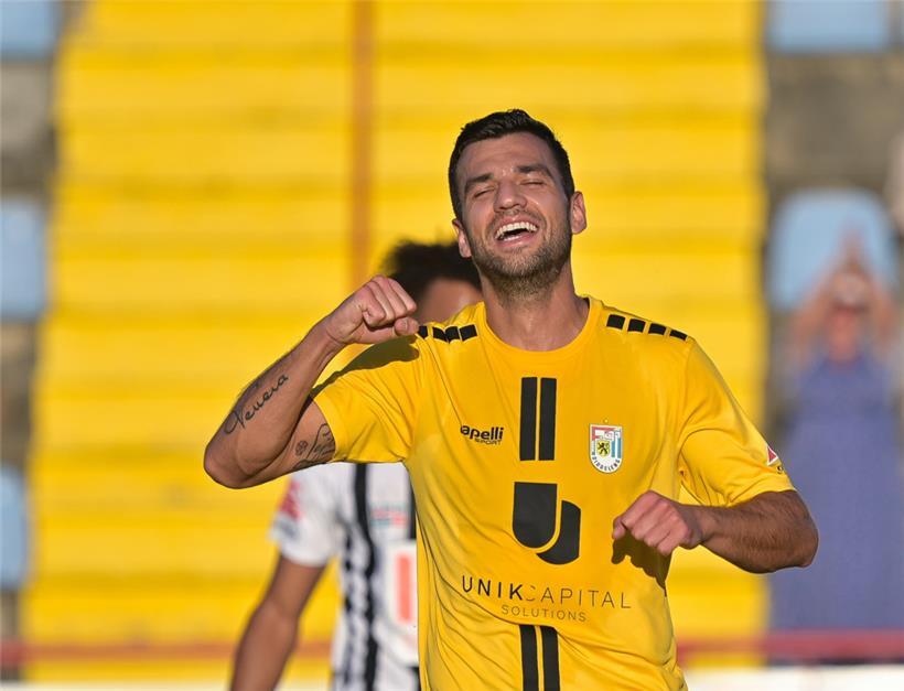 Dejvid Sinani will auch am Sonntag jubeln
