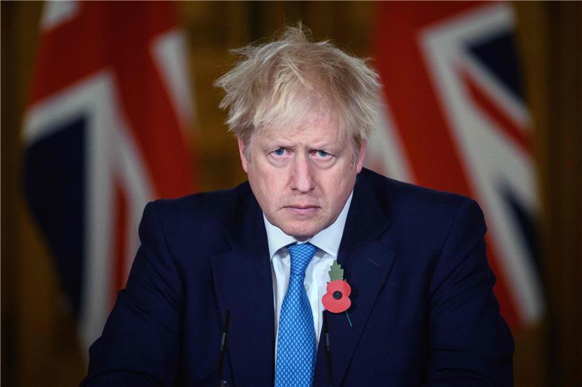 Dem britischen Premier Johnson werden in der Corona-Krise viele Fehler angelastet
