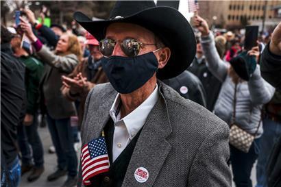 Demo für ein Impeachment der Republikanerin Liz Cheney, die als Abgeordnete gegen Trump gestimmt hat 
