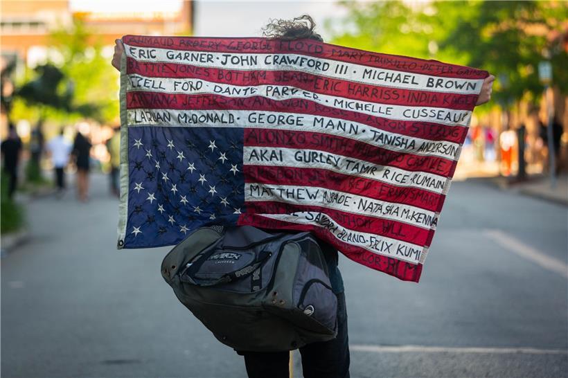 Demonstration gegen Rassismus in Pittsburgh: Nicht überall in den USA sind die Proteste gleich stark sichtbar
