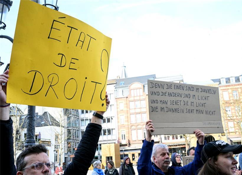 Demonstrationsrecht als „Pfeiler jeder demokratischen Gesellschaft“: Demo gegen das Bettelverbot im Januar 2024 in der Hauptstadt
