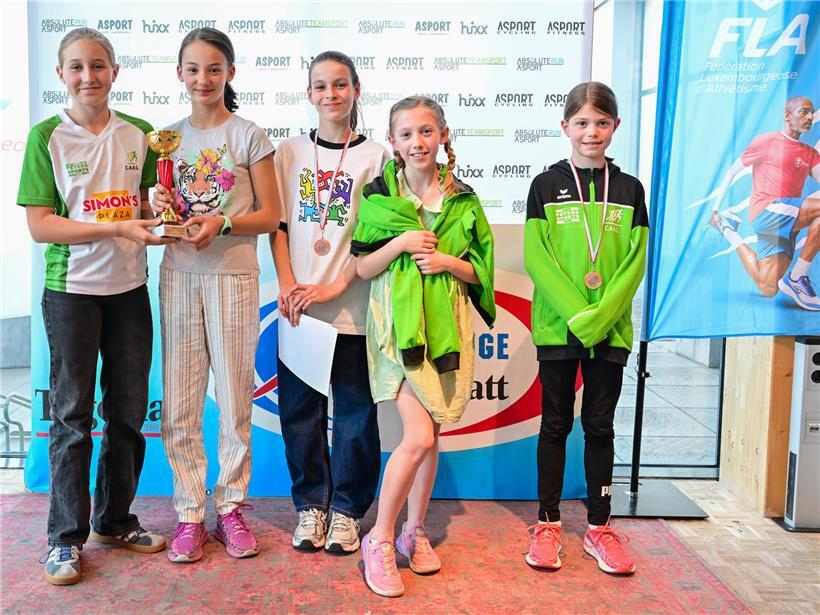 Siegerehrung der Challenge Tageblatt mit CAD als Gewinner vor CSL und CAEG auf dem Podium