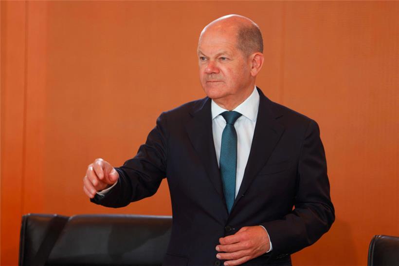 Den Takt gibt der deutsche Kanzler Olaf Scholz derzeit offensichtlich nicht an, zumindest nicht in seiner Ampel-Regierung 
