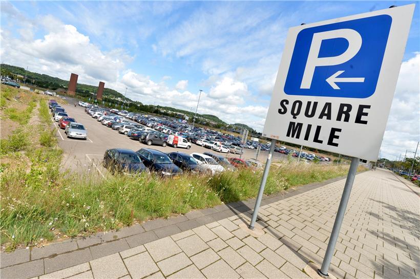 Den temporären Parkplatz „Square Mile“ gibt es schon seit 2008
