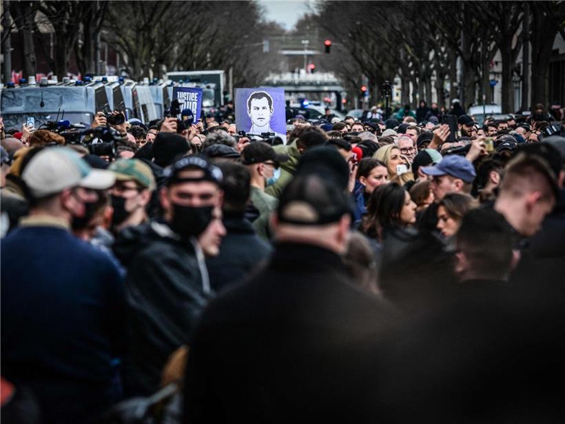Quentin Deranque, 23-jähriger Student und rechtsextremer Aktivist, bei einer Veranstaltung der französischen Linkspartei