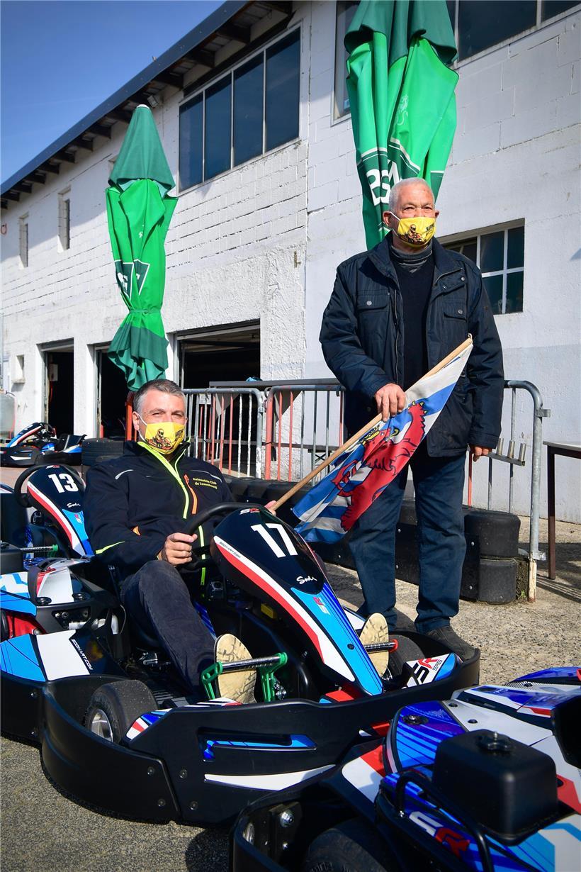 Der ACL um Fabien Recht (l.) hat die Kartingpiste von Bruno Milani und dessen Familie übernommen
