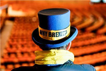 Der Anti-Brexit-Aktivist Steve Bray besucht das Europaparlament: Die Briten überweisen erst einmal weiter Geld nach Brüssel, mitreden können sie ab dem 1. Februar nicht mehr
