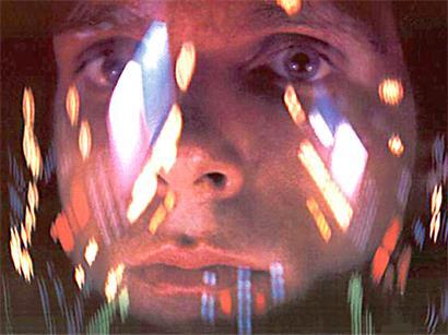 Der Astronaut David Bowman in „2001: A Space Odyssey“