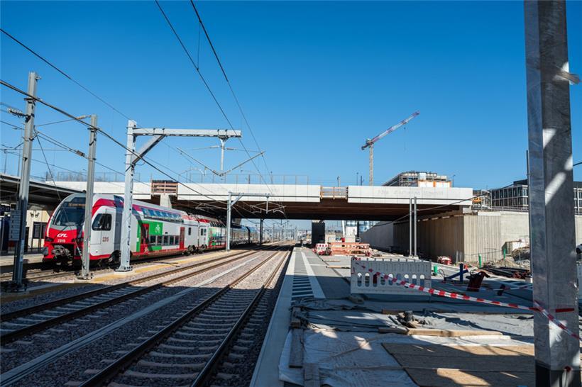 Der Bahnhof Howald ist und bleibt erst mal noch eine Baustelle
