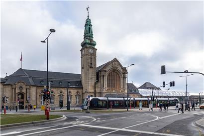 Der Bahnhofsvorplatzv – Ort des Geschehens Foto: Vincent Lescaut (l’essentiel)
