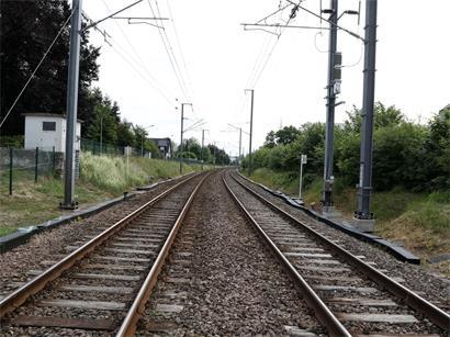 Der Bahnübergang in Bartringen