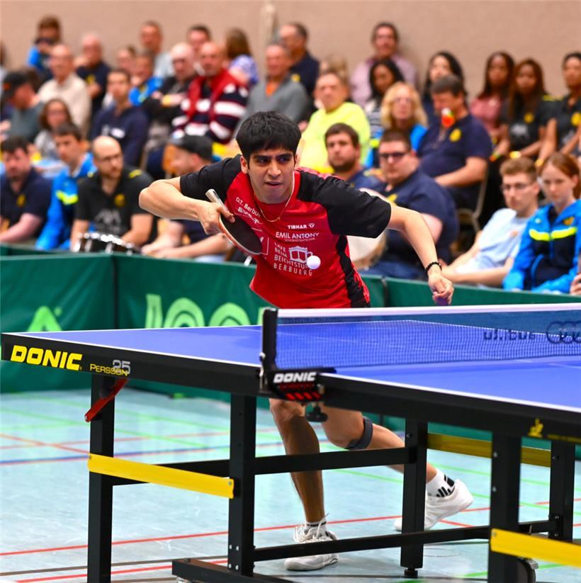 Der Berburger Leandro Fuentes steuerte zwei Einzelsiege zum Unentschieden gegen Howald bei
