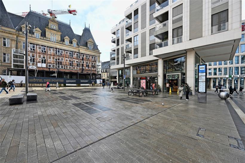 Der Bereich am und rund um den Hamilius ist eine von zwei Zonen in der Hauptstadt, in der die Überwachung durch Kameras ausgeweitet werden soll
