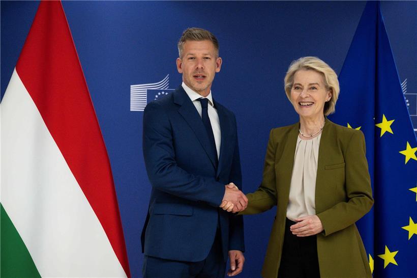 Peter Magyar trifft EU-Kommissionspräsidentin Ursula von der Leyen bei wichtigem Brüssel-Besuch Ende April
