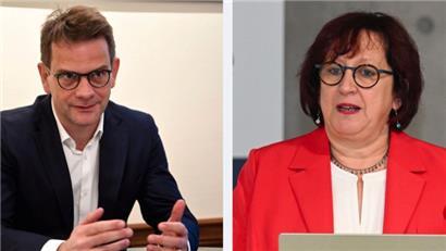 Der Bettemburger Bürgermeister Laurent Zeimet und die Bürgermeisterin von Sanem, Simone Asselborn-Bintz, werden wohl auch in Zukunft das Zepter in ihrer Kommune schwingen 
