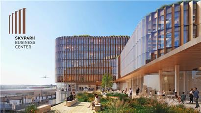 Der Blick auf das geplante Gebäude
