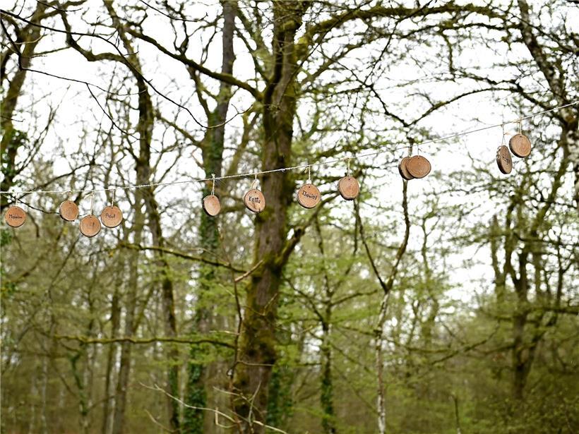 Demonstration der Bürgerinitiative 2022 gegen Contournement-Planungen im Bobësch Wald, größter Betroffener des Projekts