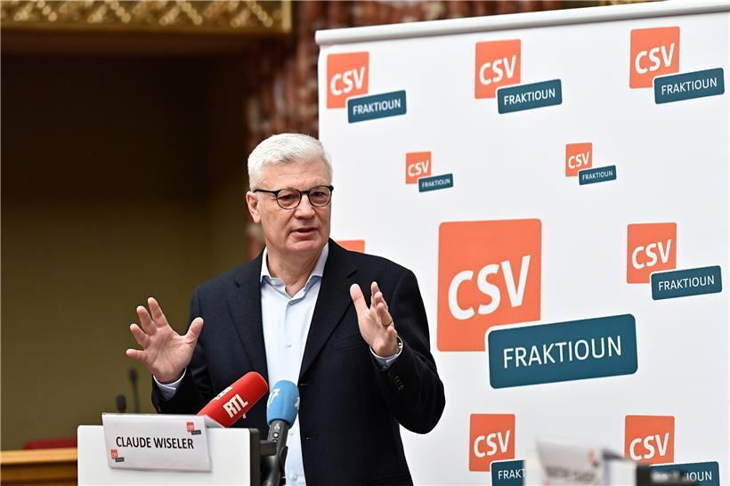 Der CSV-Abgeordnete Claude Wiseler im März 2021

