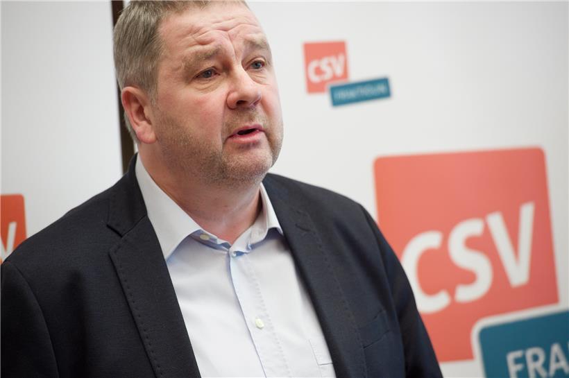 Der CSV-Abgeordnete Michel Wolter
