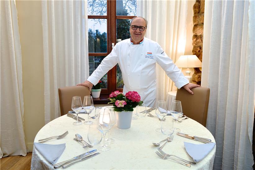 Der Chef prägt „La Rameaudière“: Daniel Rameau ist immer und überall präsent
