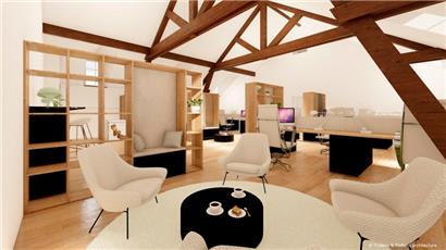 Der Coworking-Space für Staatsbedienstete im renovierten Kulturzentrum „Al Schoul“ in Schieren
