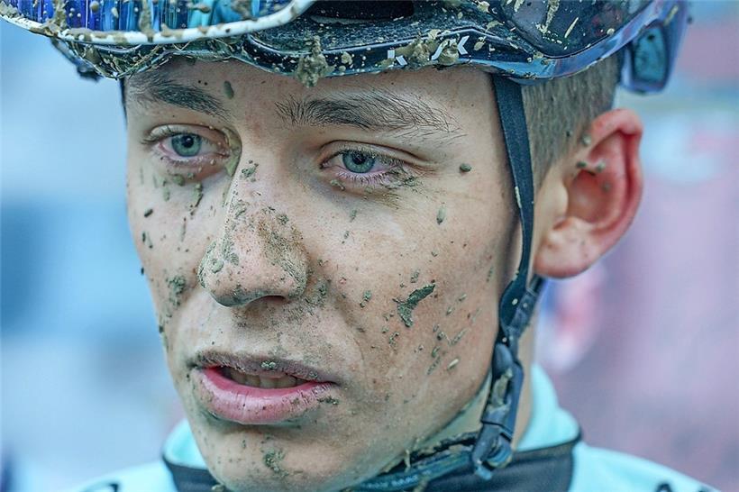 Der Cyclocross-Landesmeister der Espoirs, Mats Wenzel, erkrankte über Nacht
