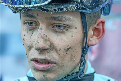 Der Cyclocross-Landesmeister der Espoirs, Mats Wenzel, erkrankte über Nacht
