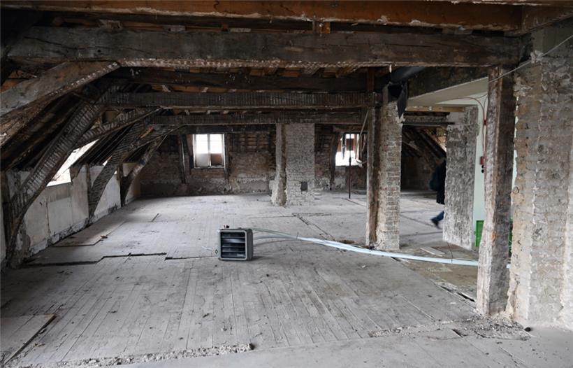 Der Dachboden des Schlosses