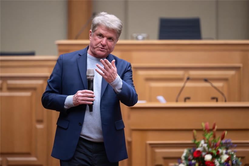 Der Delegationschef des US-Repräsentantenhauses, Michael McCaul, am Sonntag in der Chamber
