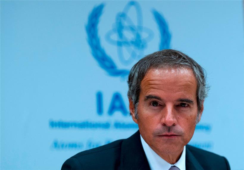 Der Direktor der Internationalen Atomenergiebehörde, Rafael Grossi, war mit von der Partie, um die iranischen Unterhändler von einem neuen Abkommen zu überzeugen
