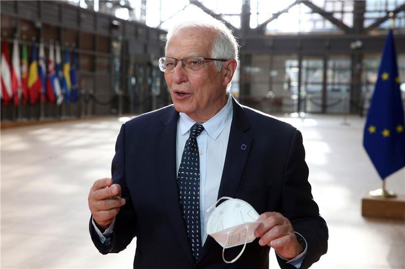 Der EU-Außenbeauftragte Josep Borrell bezeichnete den russischen Militäraufmarsch als „sehr besorgniserregend“
